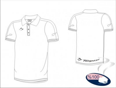 Tempest Classic White Polo Shirt Just For Mens